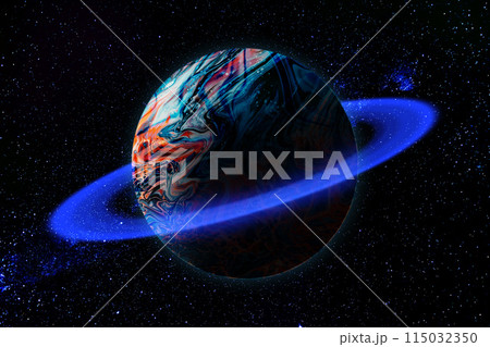 宇宙空間と惑星リング 宇宙空間と惑星リング 115032350