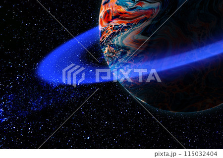 宇宙空間と惑星リング 宇宙空間と惑星リング 115032404