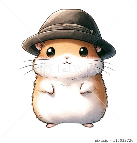 帽子をかぶったハムスター 115032720