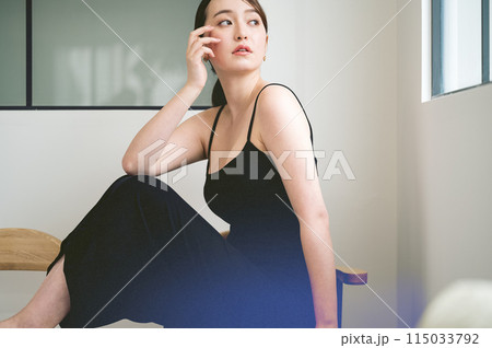 女性のビューティーポートレート 115033792
