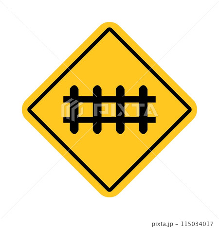 traffic sign, Cautionary secure railroad crossing traffic sign, Cautionary secure railroad crossing 115034017