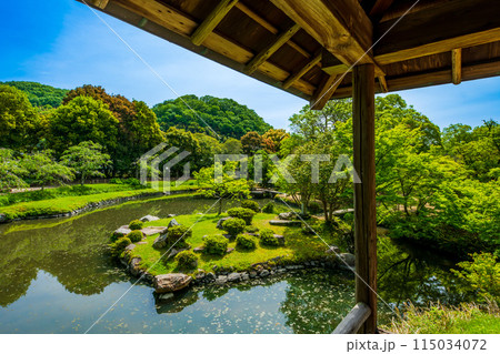 岡山県　岡山市　足守　近水園 115034072