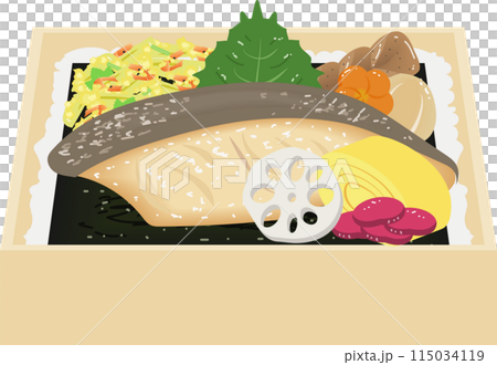 銀だら海苔弁 115034119