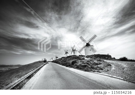 windmills in Consuegra 115034216