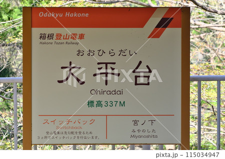 大平台駅駅名表示 大平台駅駅名表示 115034947