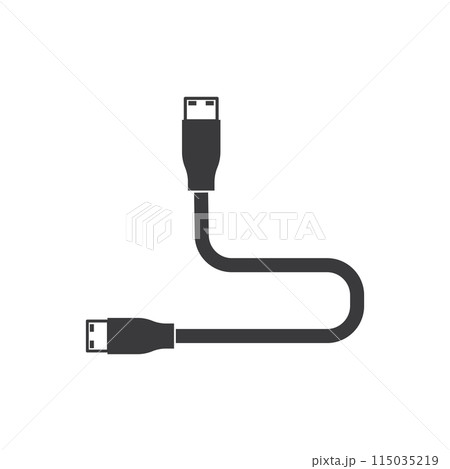 USB data transfer icon 115035219