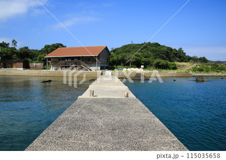 島根県松江市 桂島の風景 島根県松江市 桂島の風景 115035658