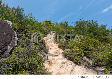 福岡県糸島市志摩芥屋にある立石山の登山道 115036015