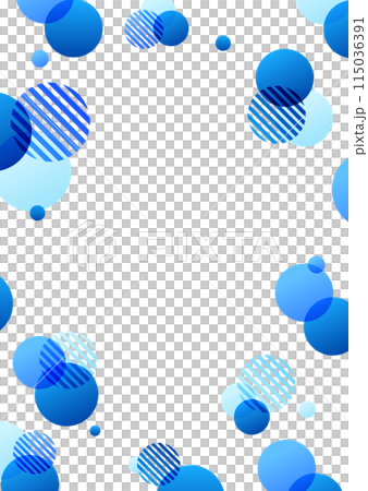 Blue pop polka dot background illustration Blue pop polka dot background illustration 115036391