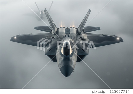 ステルス戦闘機のイメージ「AI生成画像」 115037714
