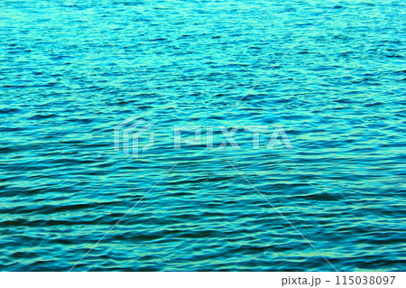 Blue water in the river on a sunny day. Blue water in the river on a sunny day. 115038097