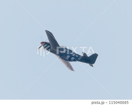 上昇するアメリカ軍P-51Dムスタング戦闘機 上昇するアメリカ軍P-51Dムスタング戦闘機 115040085
