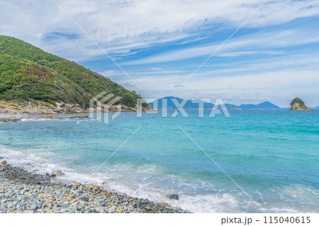 長崎県の新上五島町にある美しいビーチ「ハマンナ」 115040615