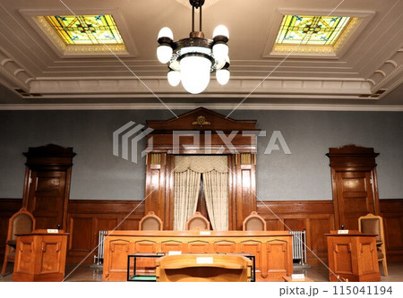 名古屋市市政資料館　旧裁判所　法廷　重要文化財　名古屋市愛知県 115041194