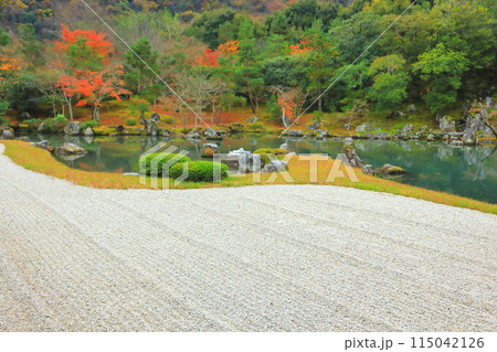 秋の天竜寺（京都市） 115042126
