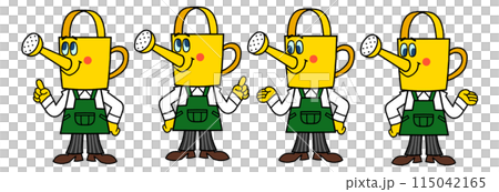 ミスタージョーロ　ガーデニング系マスコットキャラクター 115042165