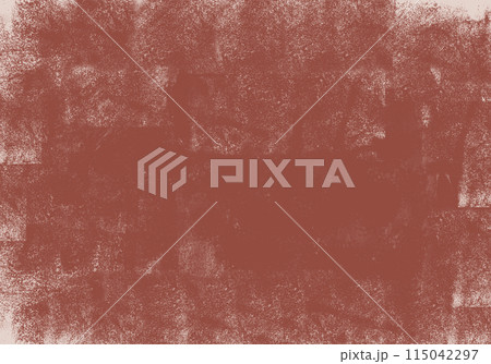 版画風のかすれテクスチャが入った、荒めの背景素材 版画風のかすれテクスチャが入った、荒めの背景素材 115042297