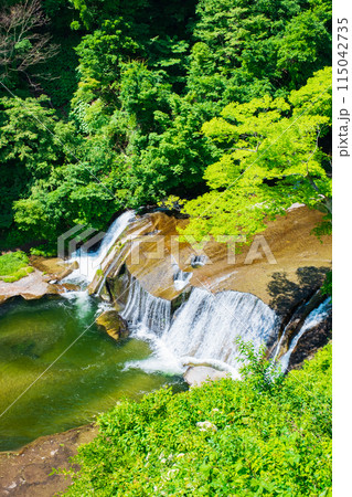 滑津大滝：滝見台 115042735