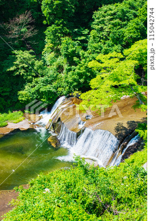 滑津大滝：滝見台 115042744