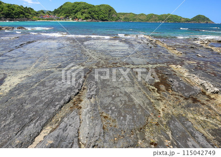 惣津海岸の波食棚 1 惣津海岸の波食棚 1 115042749