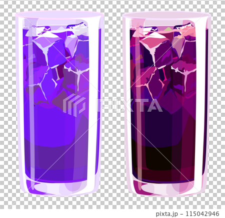 Purple juice illustration 115042946