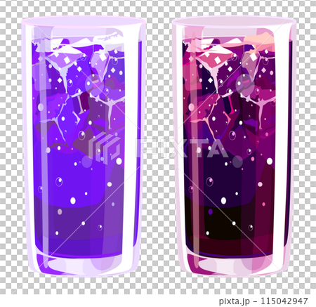 Purple juice illustration 115042947