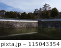 姫路城と桜 115043354