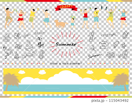 人們享受夏天 115043492