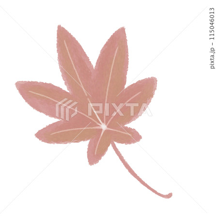 紅葉したもみじのクレヨンイラスト 紅葉したもみじのクレヨンイラスト 115046013