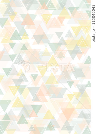背景素材_三角形_パステルカラー 背景素材_三角形_パステルカラー 115046045