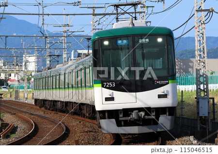 【京阪】7200系 準急(京阪本線:中書島〜淀) 【京阪】7200系 準急(京阪本線:中書島〜淀) 115046515