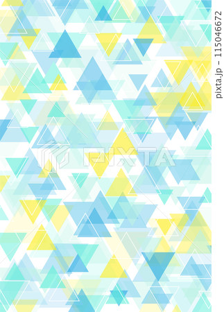背景素材_三角形_青 115046672