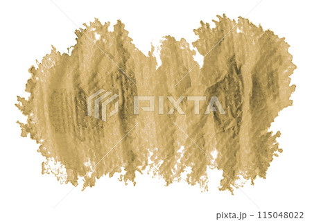 Light brown brush isolated on white background. Watercolor Light brown brush isolated on white background. Watercolor 115048022