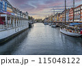 Twilight Serenity at Copenhagen Nyhavn Canal 115048122