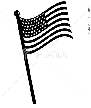 アメリカ国旗のピクトグラム アメリカ国旗のピクトグラム 115048500