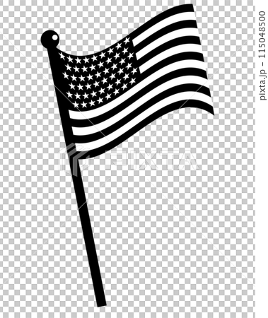 アメリカ国旗のピクトグラム アメリカ国旗のピクトグラム 115048500