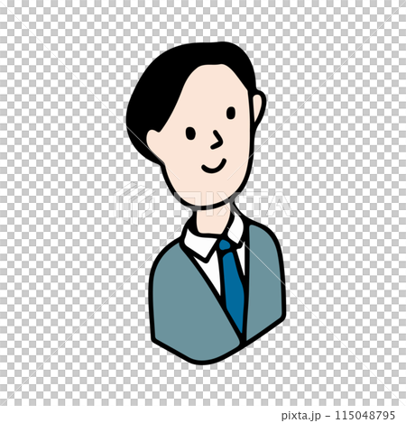 職業イラストアイコン ビジネスマン 職業イラストアイコン ビジネスマン 115048795