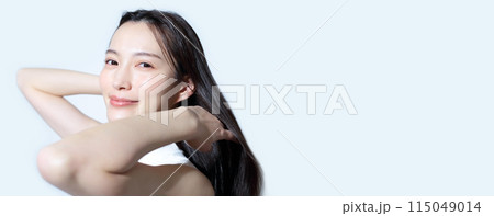 女性のポートレート　ビューティーイメージ 115049014