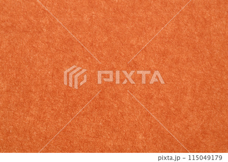 和紙の背景素材(柿色・無地) 和紙の背景素材(柿色・無地) 115049179