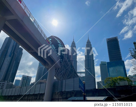 マレーシア カンポンバルから見る風景 マレーシア カンポンバルから見る風景 115051015