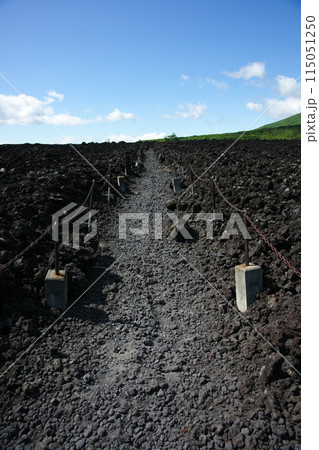 岩手県八幡平市焼走り溶岩流 岩手県八幡平市焼走り溶岩流 115051250