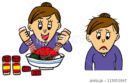 七味唐辛子をかけすぎて健康を害した人 七味唐辛子をかけすぎて健康を害した人 115051847