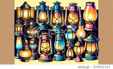 レトロなランプ 115052125