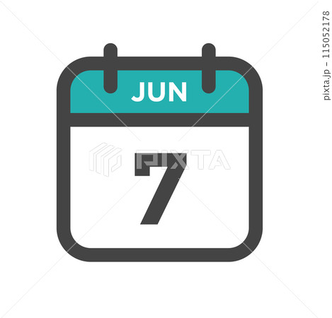 June 7 Calendar Day or Calender Date for Deadlines or Appointment 115052178
