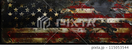flag of united states, banner, generative AI 115053544