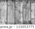 Vintage wooden dark boards. Front view with copy space. 115053775