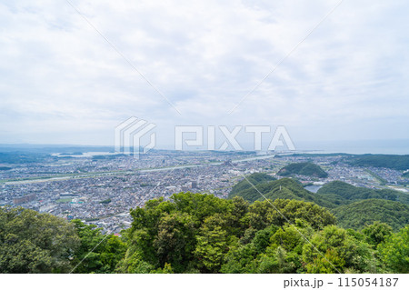天守丸(鳥取城)から見た景色 天守丸(鳥取城)から見た景色 115054187