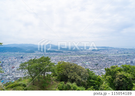 天守丸（鳥取城）から見た景色 115054189