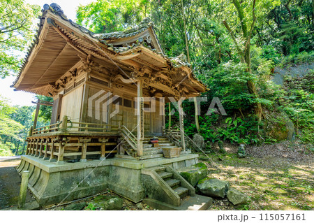 初夏の水堂安福寺 薬師堂　佐賀県白石町 115057161