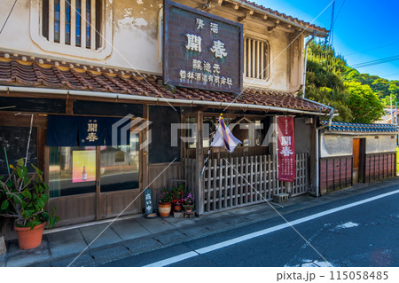島根県 温泉津の町並み 島根県 温泉津の町並み 115058485